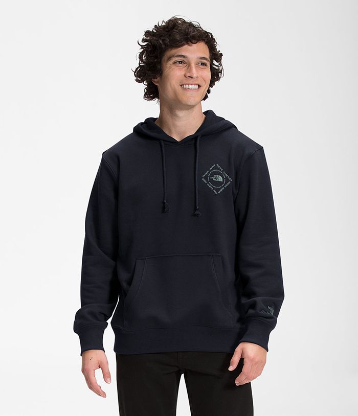 The North Face Himalayan Bottle Source Pullover Mens Hoodie Navy 468720-KUT